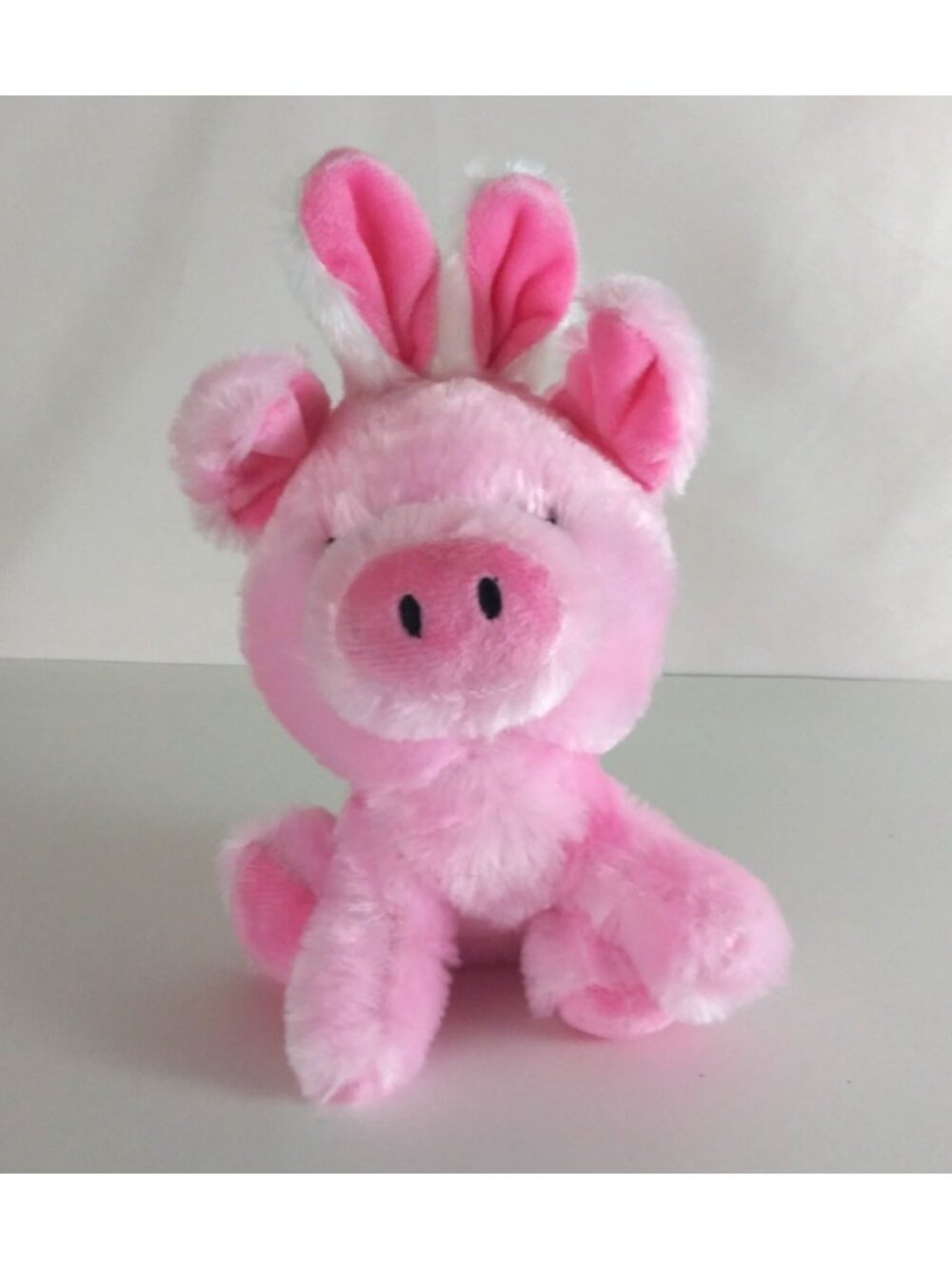 Homerbest Easter Pink Pig Wearing Bunny Ears Super Soft 6" Plush